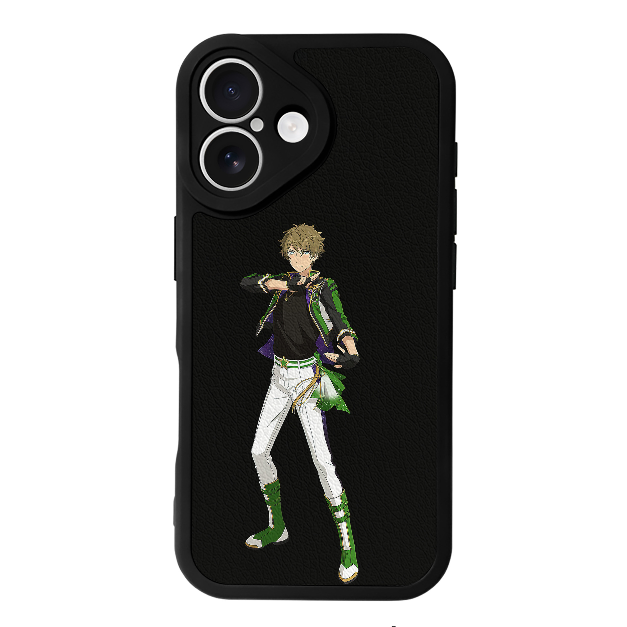 （画像用） あんさんぶるスターズ! Ensemble Stars 【iPhone 16シリーズ対応】シリコンスマホケース（レザー調） 材質：シリコン